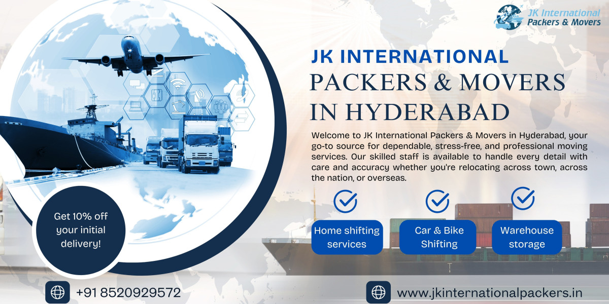 Quick, Safe, and Reliable: Experience the Best with JK International Packers & Movers Hyderabad.