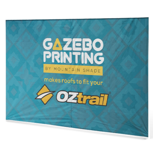 OZtrail Gazebo Printed Halfwall